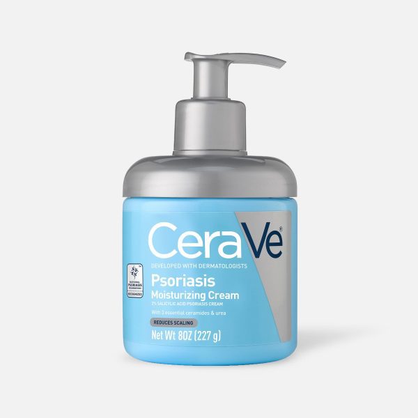 cerave moisturizing cream for psoriasis treatment with salicylic acid and urea for dry skin itch relief 40016 11