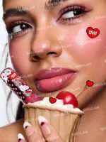 بالم لب مغذی رنگ Just a Crush کالکشن Hello Kitty شیگلم SHEGLAM - Image 4