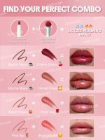 برق  لب Bold Booster Lip Plumper رنگ Blush Drizzle شیگلم SHEGLAM - Image 3