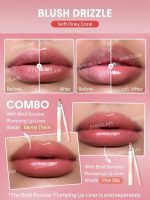 برق  لب Bold Booster Lip Plumper رنگ Blush Drizzle شیگلم SHEGLAM - Image 4