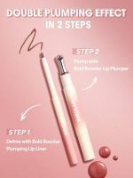 برق  لب Bold Booster Lip Plumper رنگ Blush Drizzle شیگلم SHEGLAM - Image 5