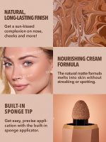 برنزر مایع مات Sun Beam رنگ Burnt Sienna شیگلم SHEGLAM - Image 5