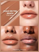 حجم دهنده لب  POUT-PERFECT SHINE LIP PLUMPER-WALK ON THE BEACH شیگلم SHEGLAM - Image 3