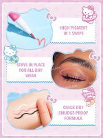 خط چشم ضد آب Waves Make   کالکشن Hello Kitty رنگ ‏ Black Sand شیگلم SHEGLAM - Image 6