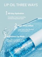 روغن لب JELLY WOW HYDRATING LIP OIL- MALI-BLUE BERRY شیگلم SHEGLAM - Image 4