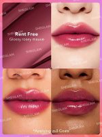 رژ لب براق MIRROR KISS رنگ RENT FREE شیگلم SHEGLAM - Image 2