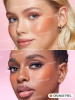 رژ گونه مایع مات  COLOR BLOOM رنگ ‏ ‏ Orange Peel شیگلم SHEGLAM - Image 2