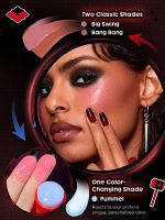 رژگونه استیکی Harley Quinn X SHEGLAM Mischief Mallet - رنگ Big Swing شیگلم SHEGLAM - Image 4