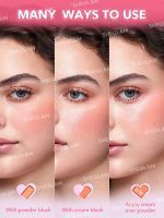 رژگونه دو رنگ Cheek 2 Cheek - رنگ Peach Juice شیگلم SHEGLAM - Image 5