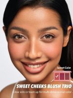 رژگونه های سه تایی SWEET رنگ SUNSET CRUISE  شیگلم SHEGLAM - Image 2