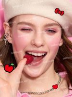 رژگونه کرمی  True Love Dewy Multi کالکشن Hello Kitty رنگ Paw Print شیگلم SHEGLAM - Image 6