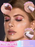 سایه چشم استیکی کرستالی ژله ای رنگ Fuchsia Fun شیگلم SHEGLAM - Image 4