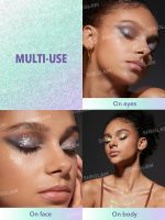سایه چشم GLITTER WIZARD INVISIBLE JELLY SHADOW رنگ MOONLIGHT STROLL شیگلم SHEGLAM - Image 5