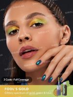 سایه‌چشم مایع چند رنگ  CHROMA ZONE رنگ FOOL'S GOLD شیگلم SHEGLAM - Image 4