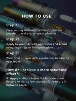 سایه‌چشم مایع چند رنگ  CHROMA ZONE رنگ FOOL'S GOLD شیگلم SHEGLAM - Image 7