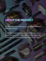 سایه‌چشم مایع چند رنگ  CHROMA ZONE رنگ FOOL'S GOLD شیگلم SHEGLAM - Image 8