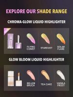 هایلایتر مایع CHROMA-GLOW BLOOM با رنگ SOLAR FLARE شیگلم SHEGLAM - Image 9