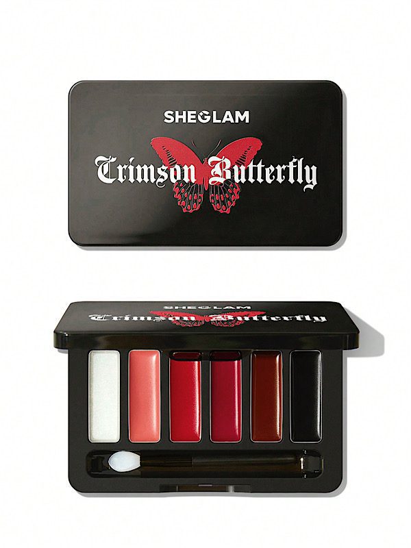 پالت برق لب Phantom’s Kiss کالکشن Crimson Butterfly شیگلم SHEGLAM_6806878474679.jpeg پالت برق لب Phantom's Kiss کالکشن Crimson Butterfly شیگلم SHEGLAM - Image 1