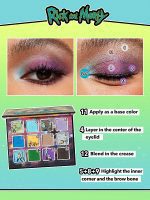 پالت سایه چشم “بی‌معنایی زندگی” از همکاری RICK AND MORTY و شیگلم SHEGLAM - Image 6