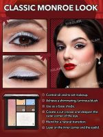 پالت صورت و چشم DAY DREAMER  "رویابین" مارلین مونرو × شیگلم SHEGLAM - Image 5