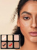 پالت کانتور STEREO FACE SIX-COLOR COSMETIC DISC-502 NUDE شیگلم SHEGLAM - Image 7