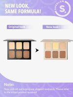 پالت کانتور STEREO FACE SIX-COLOR COSMETIC DISC-502 NUDE شیگلم SHEGLAM - Image 9