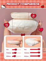 پد پودر  Cupid Cutie Powder Puff از کلکسیون Hello Kitty شیگلم SHEGLAM - Image 4
