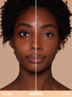 پنکک کرم پودری (پودر  پایه)  SKIN-FOCUS فول کاور - رنگ  NUTMEG شیگلم SHEGLAM - Image 2