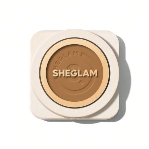 پنکک کرم پودری (پودر  پایه)  SKIN-FOCUS فول کاور - رنگ CARAMEL شیگلم SHEGLAM