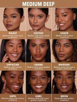 پنکک کرم پودری (پودر  پایه)  SKIN-FOCUS فول کاور - رنگ CARAMEL شیگلم SHEGLAM - Image 7