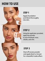 پودر کنترل چربی LIGHT THROUGH  رنگ WARM SAND شیگلم SHEGLAM - Image 4