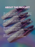 چسب مژه  ALL EYES ON YOU EYELASH رنگ BLACK شیگلم SHEGLAM - Image 7