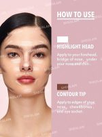 کانتور و هایلایتر قلمی بینی FINE LINE 2-IN-1 رنگ BUFF شیگلم SHEGLAM - Image 4