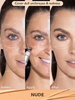 کانسیلر  BRIGHT EYES COOLING رنگ ‏NUDE شیگلم SHEGLAM - Image 2