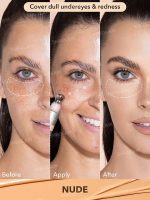 کانسیلر  BRIGHT EYES COOLING رنگ WARM VANILLA  شیگلم SHEGLAM - Image 2