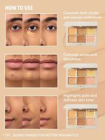 کانسیلر MULTI-FIX CONCEALER AND COLOR CORRECTOR -DULCE DE LECHE شیگلم SHEGLAM - Image 3
