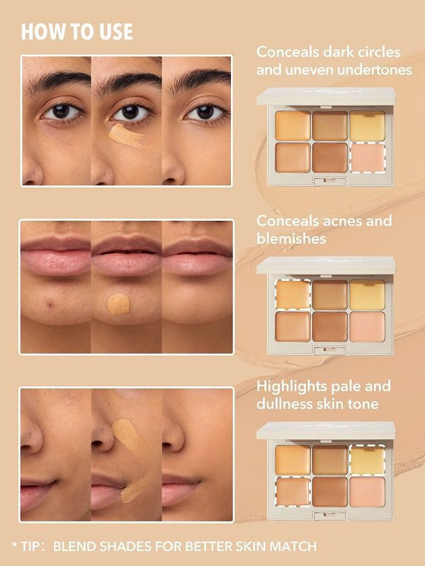 کانسیلر MULTI-FIX CONCEALER AND COLOR CORRECTOR -DULCE DE LECHE شیگلم SHEGLAM - Image 3