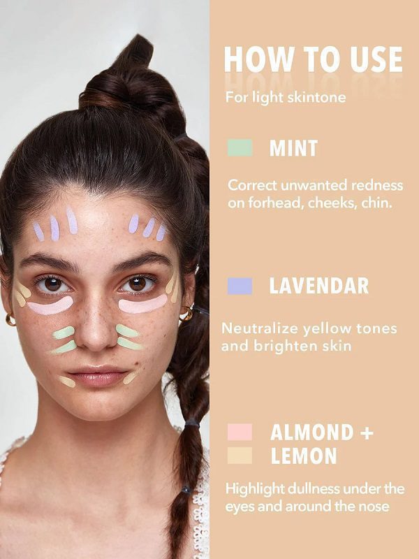 کانسیلر MULTI-FIX CONCEALER AND COLOR CORRECTOR -MACARON شیگلم SHEGLAM - Image 2