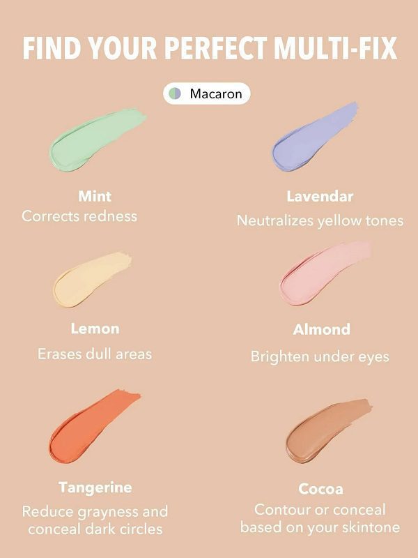 کانسیلر MULTI-FIX CONCEALER AND COLOR CORRECTOR -MACARON شیگلم SHEGLAM - Image 4