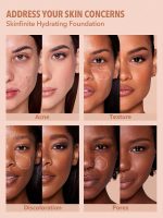 کرم پودر آبرسان SKINFINITE HYDRATING رنگ  NUDE شیگلم SHEGLAM - Image 3