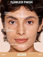 کرم پودر استیکی با پوشش بالا Skin Magnet - رنگ Acorn شیگلم SHEGLAM - Image 2