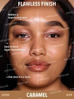 کرم پودر استیکی با پوشش بالا Skin Magnet - رنگ Caramel شیگلم SHEGLAM - Image 2