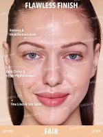 کرم پودر استیکی با پوشش بالا Skin Magnet - رنگ Fair شیگلم SHEGLAM - Image 2