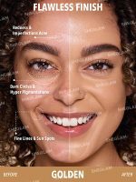 کرم پودر استیکی با پوشش بالا Skin Magnet - رنگ Golden شیگلم SHEGLAM - Image 2