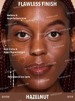 کرم پودر استیکی با پوشش بالا Skin Magnet - رنگ Hazelnut شیگلم SHEGLAM - Image 2