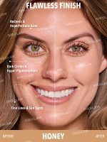 کرم پودر استیکی با پوشش بالا Skin Magnet - رنگ Honey شیگلم SHEGLAM - Image 2