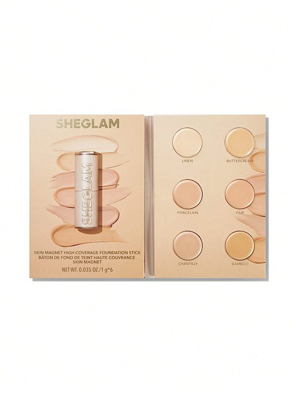 کرم پودر استیکی با پوشش بالا Skin Magnet – رنگ Light شیگلم SHEGLAM_680506d3cdefe.jpeg کرم پودر استیکی با پوشش بالا Skin Magnet - رنگ Light شیگلم SHEGLAM - Image 1