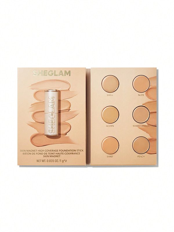 کرم پودر استیکی با پوشش بالا Skin Magnet – رنگ Light Medium شیگلم SHEGLAM_68050660c0a0c.jpeg کرم پودر استیکی با پوشش بالا Skin Magnet - رنگ Light Medium شیگلم SHEGLAM - Image 1