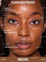 کرم پودر استیکی با پوشش بالا Skin Magnet - رنگ Mocha شیگلم SHEGLAM - Image 2