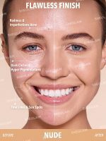 کرم پودر استیکی با پوشش بالا Skin Magnet - رنگ Nude شیگلم SHEGLAM - Image 2